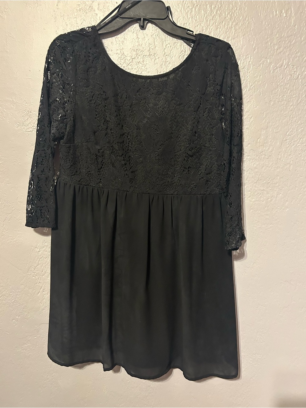 Forever 21 Black Lace Mini Dress